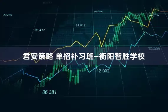 君安策略 单招补习班—衡阳智胜学校