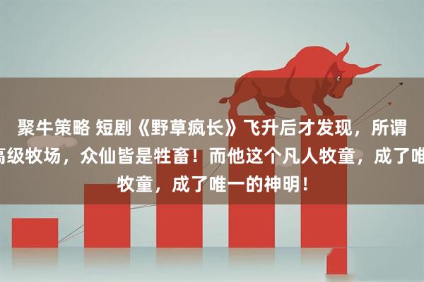 聚牛策略 短剧《野草疯长》飞升后才发现，所谓仙界只是高级牧场，众仙皆是牲畜！而他这个凡人牧童，成了唯一的神明！